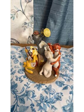 Aristocats with Instruments Porcelain Japan  Disney Figurine